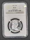 1954 Franklin Half Dollar Proof | NGC PF67