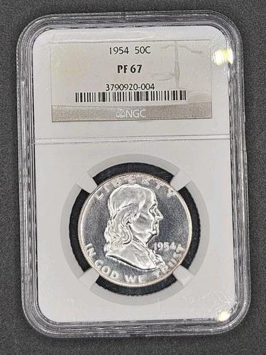 1954 Franklin Half Dollar Proof | NGC PF67