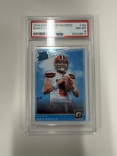 2018 Donruss Optic #153 Baker Mayfield RR Rookie PSA 8 Nice Card!. rookie card picture