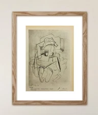 Pablo Picasso, Original Signed Print with COA and $3,500 Appraisal.-*