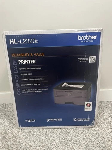NEW Sealed Brother HL-L2320D Mono Laser Printer