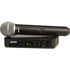 Shure BLX24/PG58 Wireless Handheld Microphone System with PG58 Capsule H11 