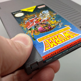 JOURNEY TO SILIUS + WURM CENTER OF THE EARTH Nintendo NES Game Lot Manual No Box