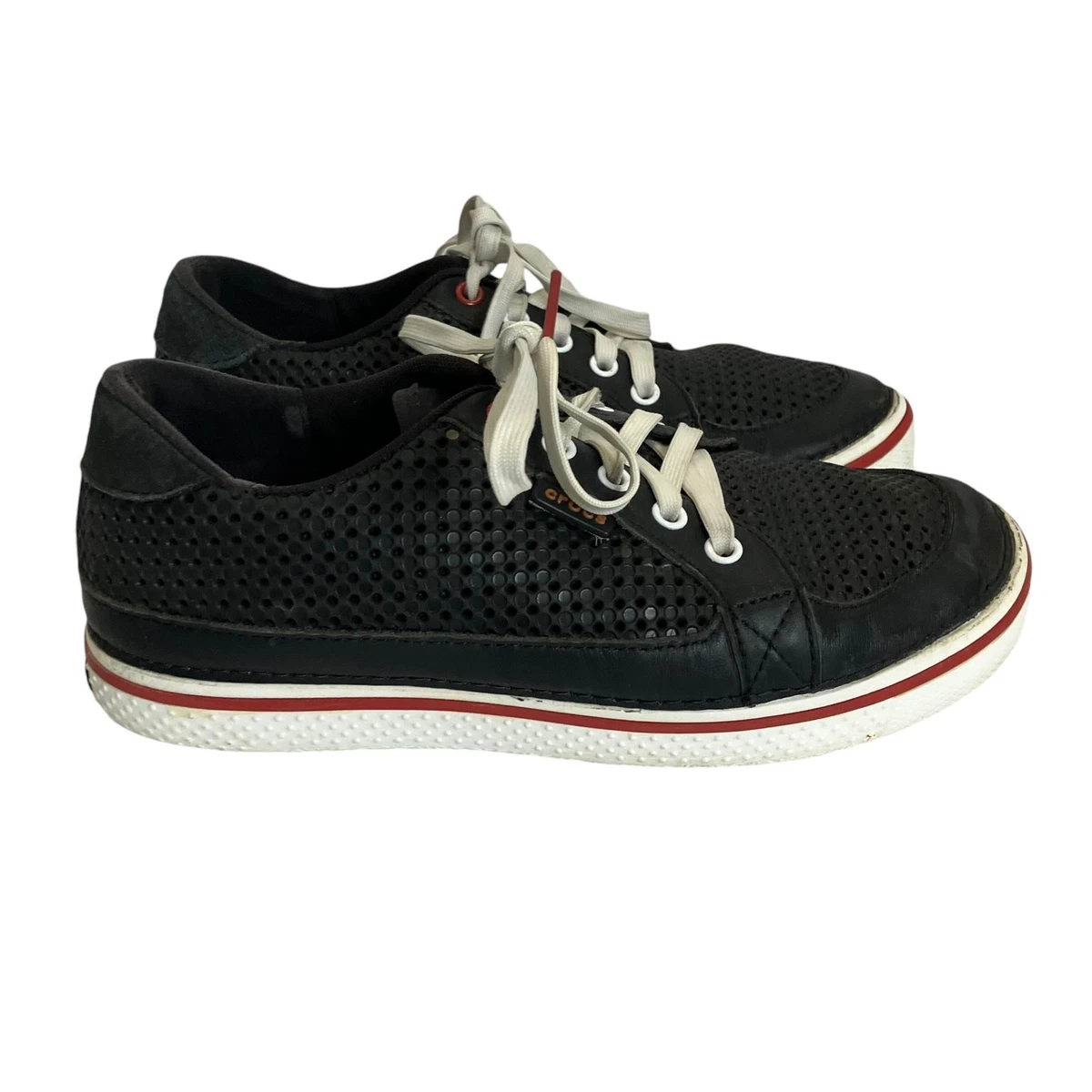 Crocs Hank Haney Drayden Golf Shoes Spikeless 
Men’s 7 Black Red White Crocs Drayden Hank Haney Men main image 3