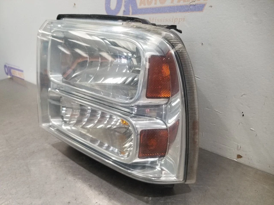 07 FORD F350 SUPER DUTY CONJUNTO DE LUZ DE FARO COMPUESTO CONDUCTOR IZQUIERDO Foto 3 de 4