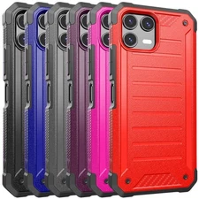 For T-Mobile Revvl 8 Pro Phone Case Tough Lined Design Hybrid Protection Corners