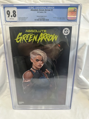 Absolute Green Arrow #1 💥DC 7/26 CGC 9.8 💥Talavera Variant Cover A 💥LTD 3000
