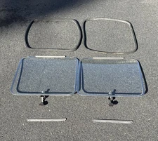 1975-1991 Ford E150 E250 Rear Back Glass Window Pop Out Upgrade Kit Hardware OEM