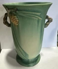 Roseville Pine Cone Vase 838-6 Green Art Pottery 6”