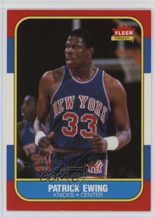 1996-97 Fleer Decade of Excellence Patrick Ewing #12 HOF 9l6