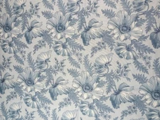 Michael Miller Fabrics Nouvelle Tonal Floral #C573  Blues 1 Yard + 2" x 43"
