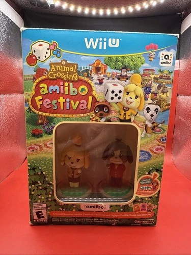 Animal Crossing: Amiibo Festival Bundle (Nintendo Wii U, 2015) No Game- Figures