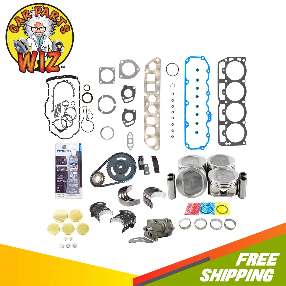 Kit De Reconstrucción Para Alternador De Dodge Dakota 4.7L (2001-2006) Con Rodamientos, Escobillas Y Anillo Rozante