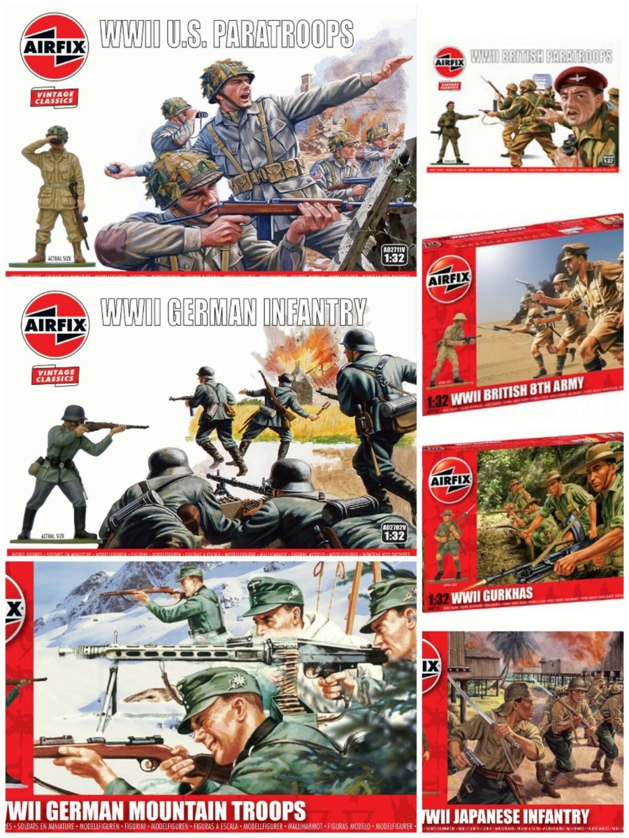 Airfix 1/32 Military Figures Vehicle Building New Plastic Model