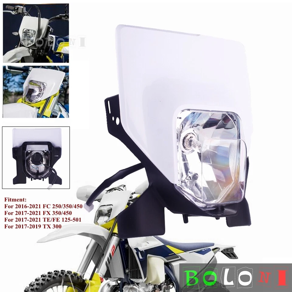 Supermoto Headlight For Husqvarna FC TE FE 125 250 350 450 501 2016-2021 - Imagem 2 de 4
