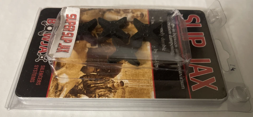 Bowjax Super Slip Jax Black Bow String Dampener Silencer #1040s 4 Ea Bowhunting - Image 3 of 4