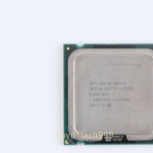 Processore Intel Core 2 Extreme QX9650 3 GHz CPU SLAWN quad-core LGA775 1333 MHz - Foto 3 di 4