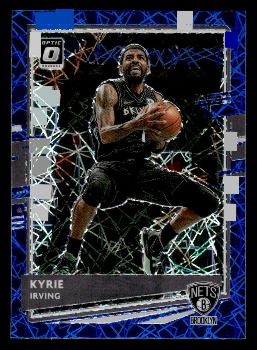 Kyrie Irving 2020-21 Donruss Optic Blue Velocity #101