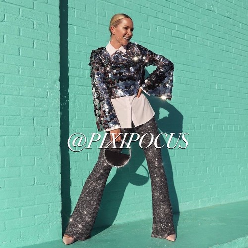 ZARA NUOVO EDIZIONE LIMITATA SPECCHIATO PAILLETTES CROP TOP ARGENTO XS,S,M 9209/102 - Foto 7 di 14