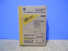GE 30-Amp 120/240-Volt Fused AC Disconnect NEMA 3R Steel Enclosure TF30RCP