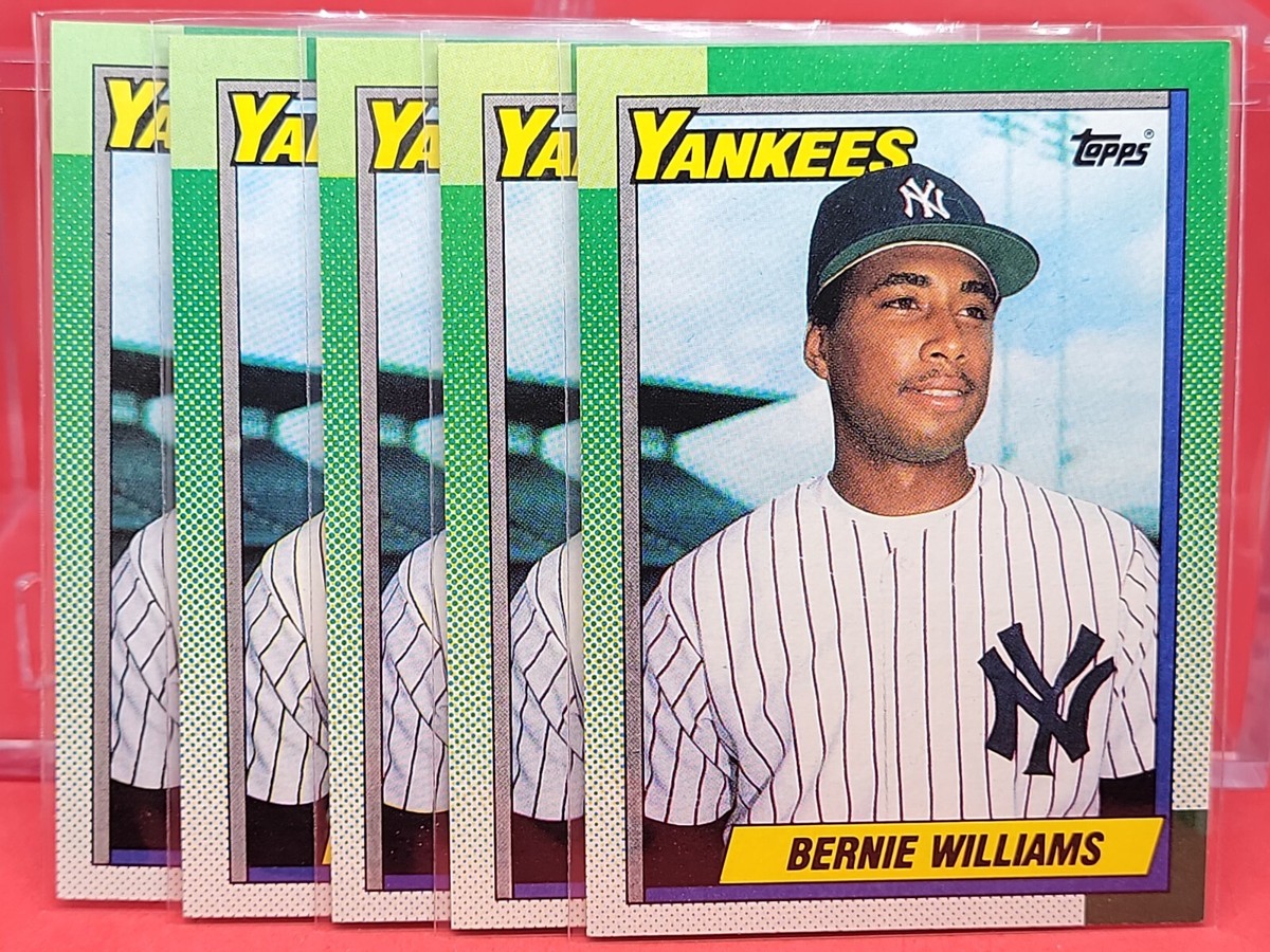 メジャーリーグ　カード　Barnie Willrams Amazon.com: 1990 Topps Baseball #701 Bernie Williams Rookie Card