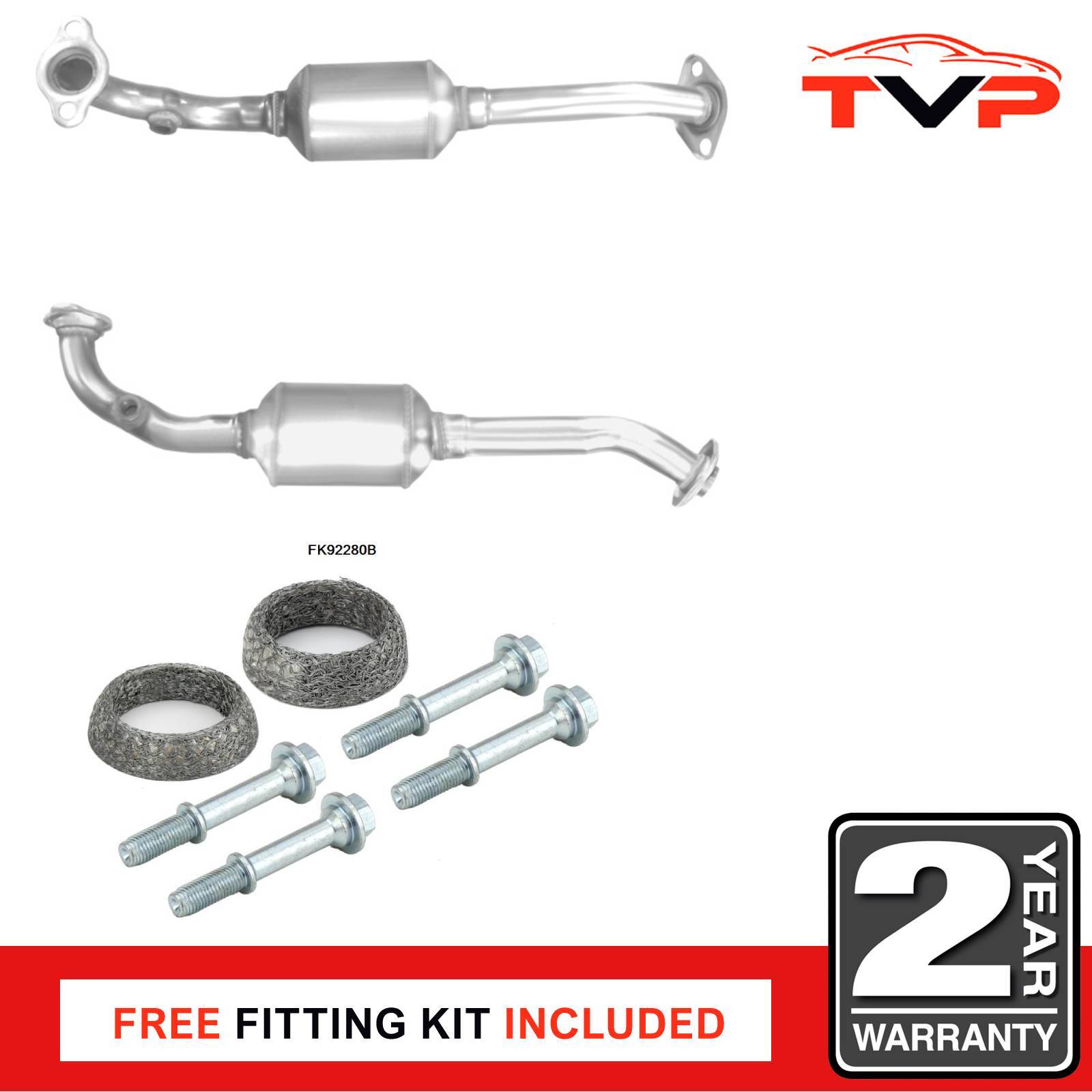 Toyota Iq 2010-2015 1.0i Approved Catalytic Converter BM92280H 2yr Warranty