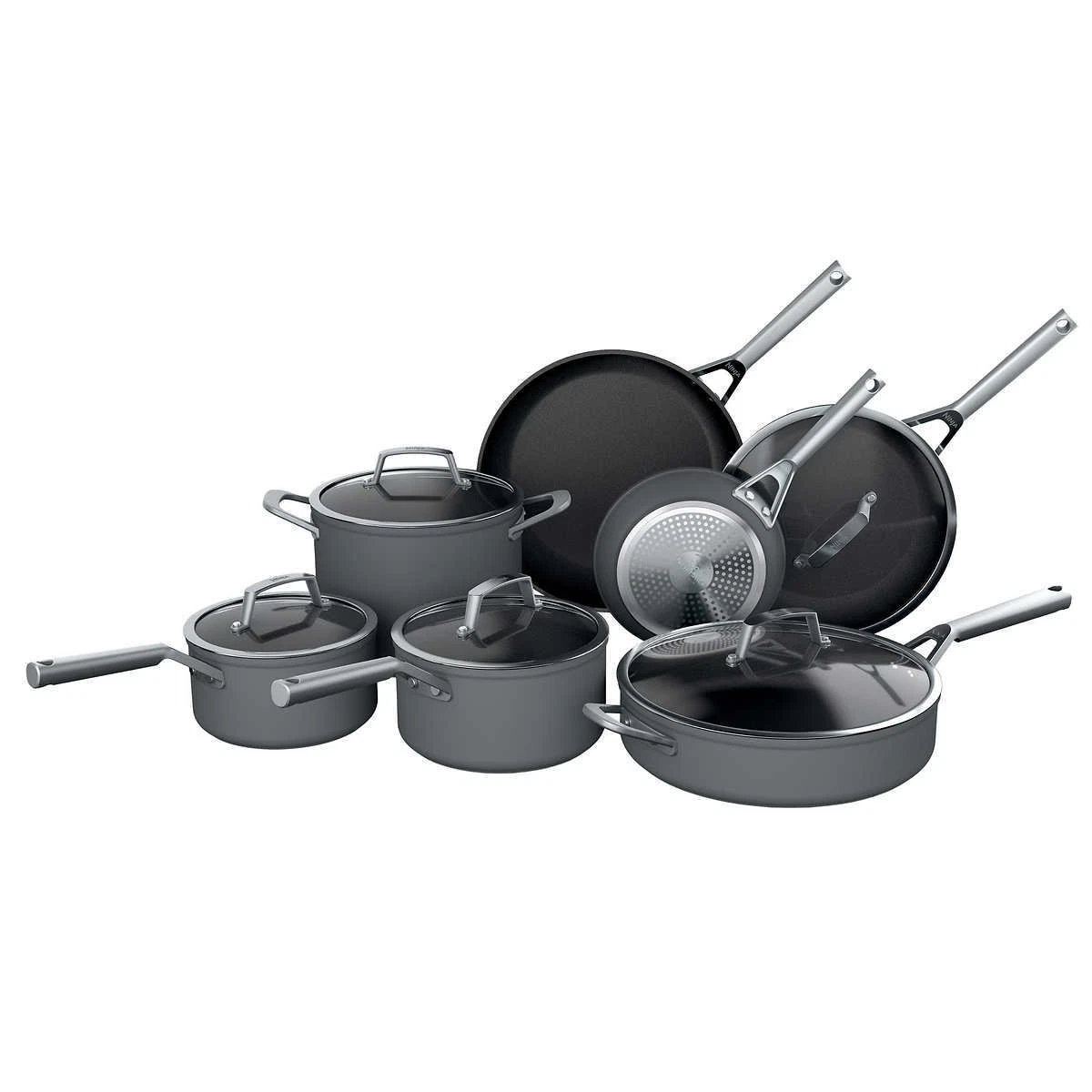 Ninja Foodi 13 Pieces Anodized Aluminum Coating Non Stick Cookware Set &  Reviews