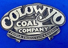 Colowyo Coal Company Vintage 1981 Safety Award Belt Buckle