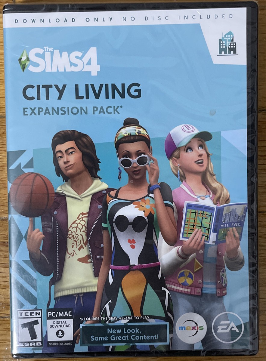 The Sims 4 : City Living Expansion Pack (PC / MAC) Game Digital