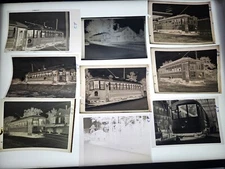 9 Orig. 1944 Capitol Transit Washington DC  STREETCAR TROLLEY photo NEGATIVEs 