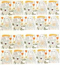 United States 44¢ King and Queen of Hearts Postage Stamp #4404-05 MNH Sheet