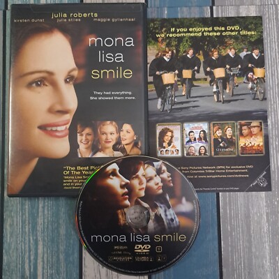 Mona Lisa Smile (DVD, 2004) COMPLETE! Very Clean Disc and Case!
