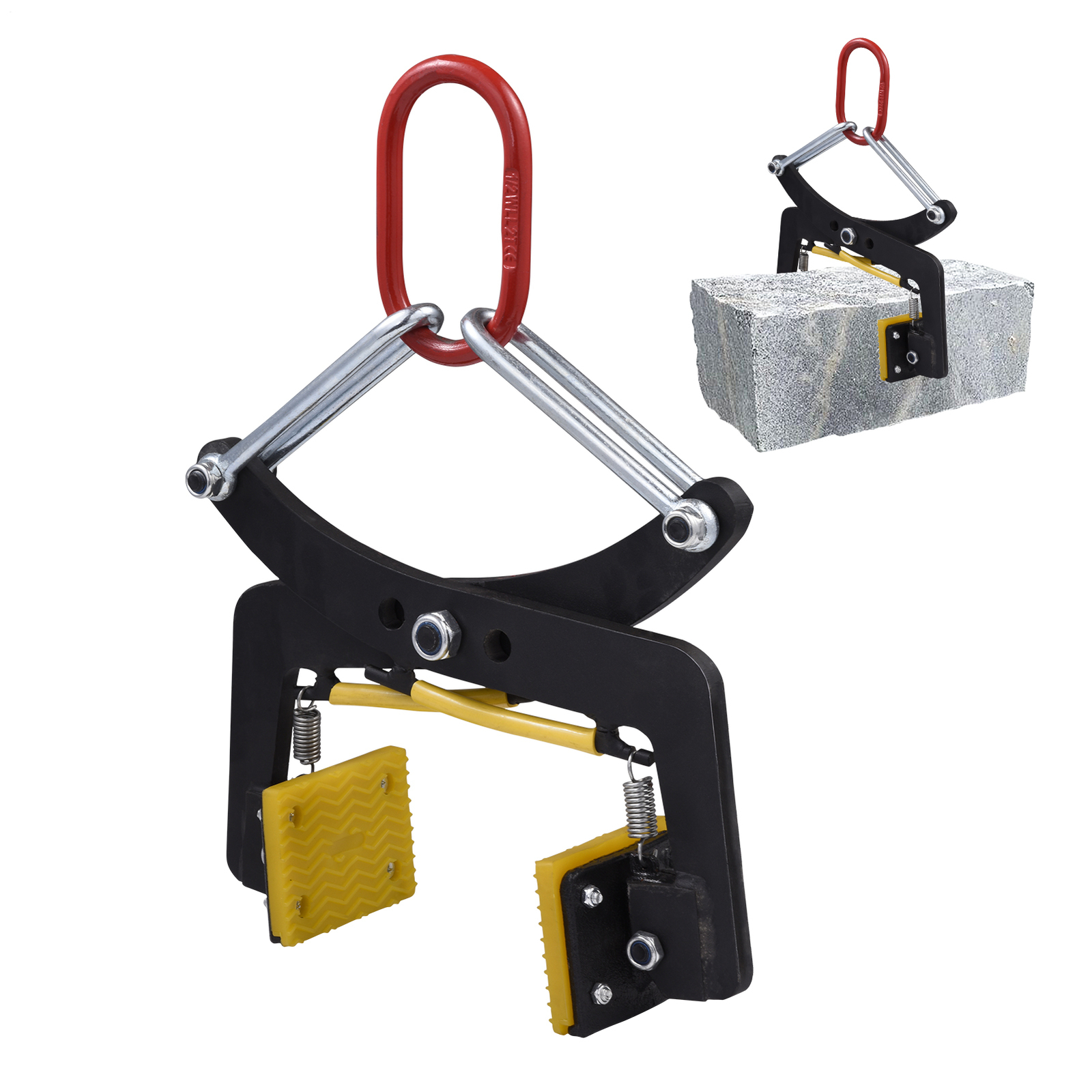 Granite Slab Clamps 715LBS Capacity for 60-150MM Vertical Stone Lifting