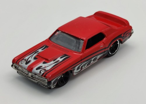 Hot Wheels 2008 '69 Mercury Cougar Eliminator Rosso Auto Diecast - Foto 5 di 11