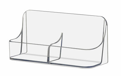 Pocket Business Card Holders Clear Vertical Office Gift Card Clear New