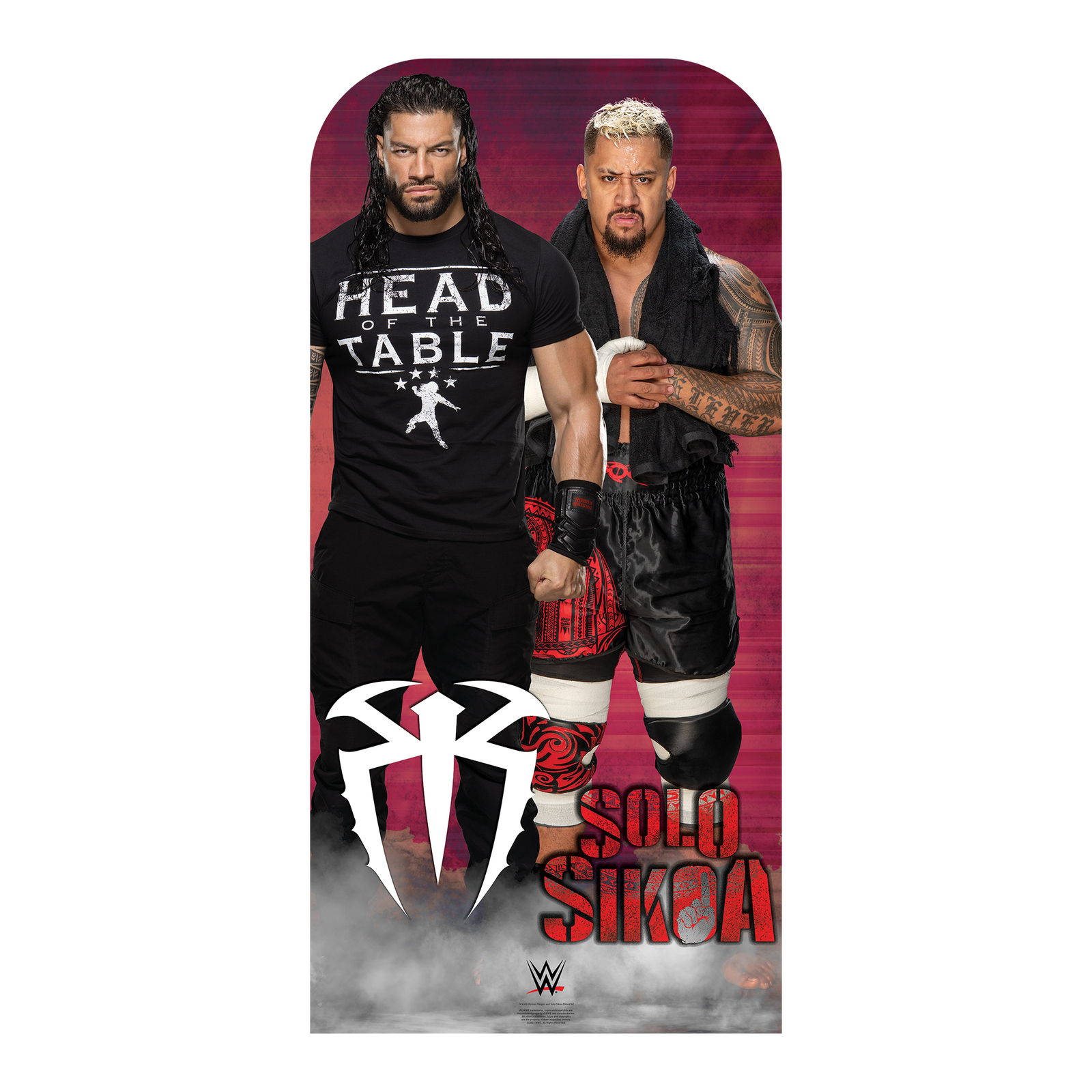 Reigns and Sikoa WWE Stand-In Cardboard Stand in Official Standee - Photo fun