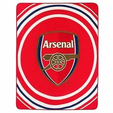 Giant Arsenal FC Football Crest Fleece Blanket/Sofa Throw (125cm x 150cm)
