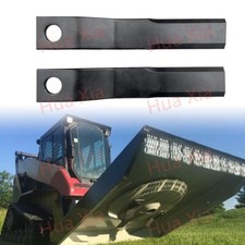 2pcs Skid Steer Brush Cutter Cutting Blades, For Use with AGT-RC72/EXRC54