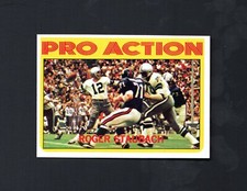 1972 Topps Roger Staubach Pro action #122 RC ~~ Dallas Cowboys ~~ Sharp!  
