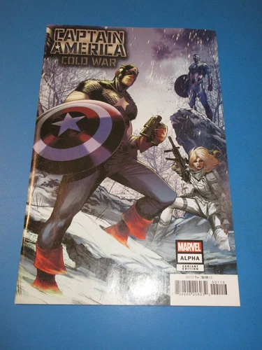Captain America Cold War Alpha #1 Rare 1:25 Checchetto variant NM Gem