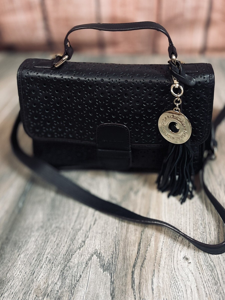 i♡ Leather tote Isaac Mizrahi Black in Leather - 31370180