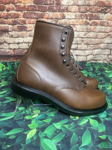 Red Wing 953 Supersole 8" Brown Work Style Soft Toe Boots Men’s sz 11.5 EE - Picture 2 of 8