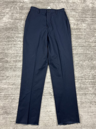 Red Kap Pants Womens 12 Blue Work Slacks PT61 34U