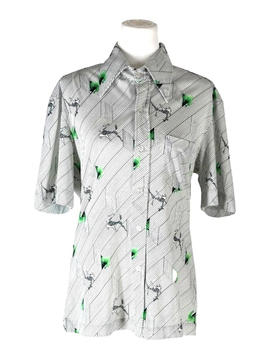 Disco blanco de colección informal camisas para hombres