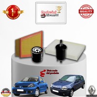 Set Service 4 Filter Renault Clio II 1.4 16V 72KW 98CV Von 2002-> 2005