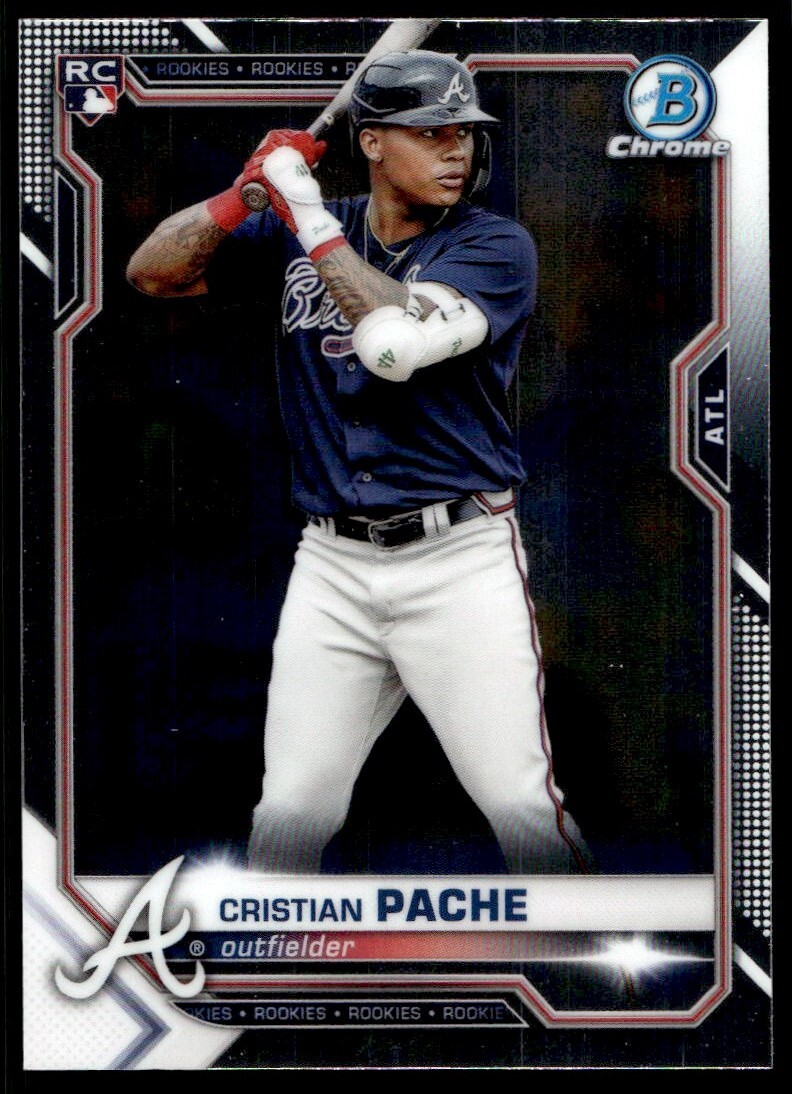 2021 Bowman Chrome Cristian Pache Rookie Atlanta Braves #69