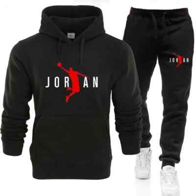 2025 Fall Winter Men's Tracksuit Hoodie Pants 2Pcs Sets Suit