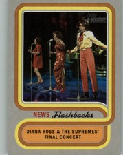 2019 Topps Heritage News Flashbacks #NF-15 Diana Ross and The Supremes Final Con
