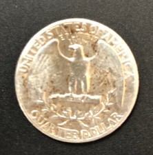 Pièce 1/4 Dollar en Argent USA 1944