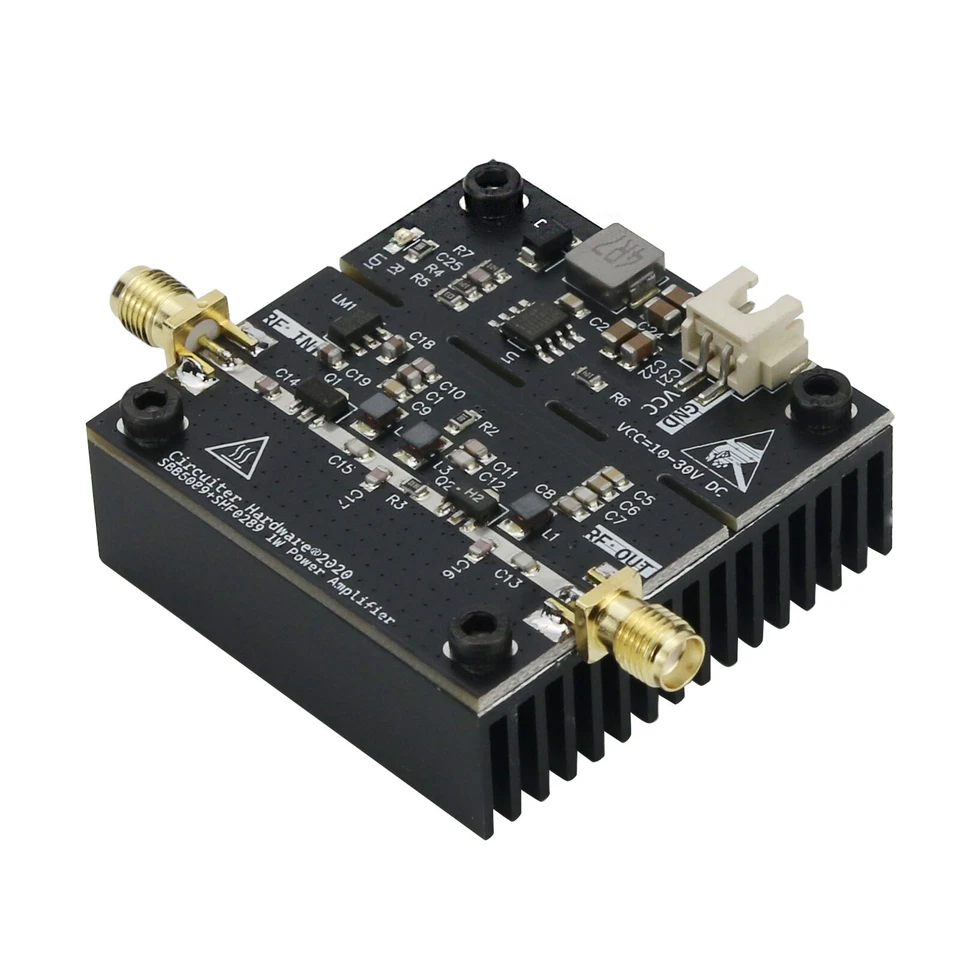 SBB5089+SHF0289 Microwave RF Power Amplifier 0.1 GHz-1.3GHz 1W Maximum Gain 25DB - Image 2 of 4